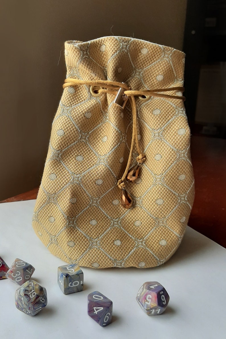 The Pot of Gold - Medium Bag With Pockets For Dice, Crystals, or Jewelry