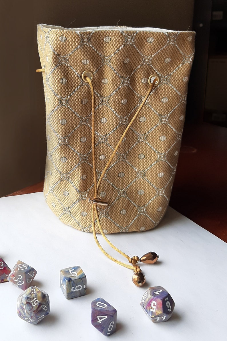 The Pot of Gold - Medium Bag With Pockets For Dice, Crystals, or Jewelry