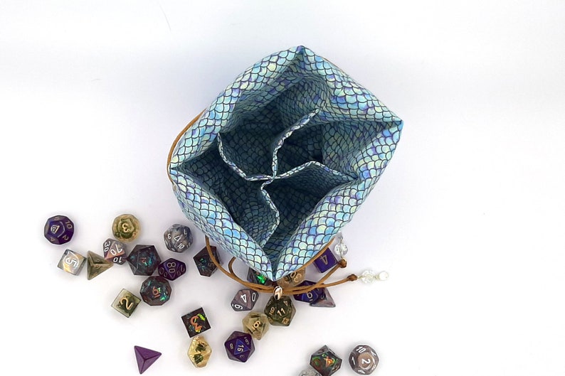 The Siren - Medium Bag With Pockets For Dice, Crystals, or jewelry