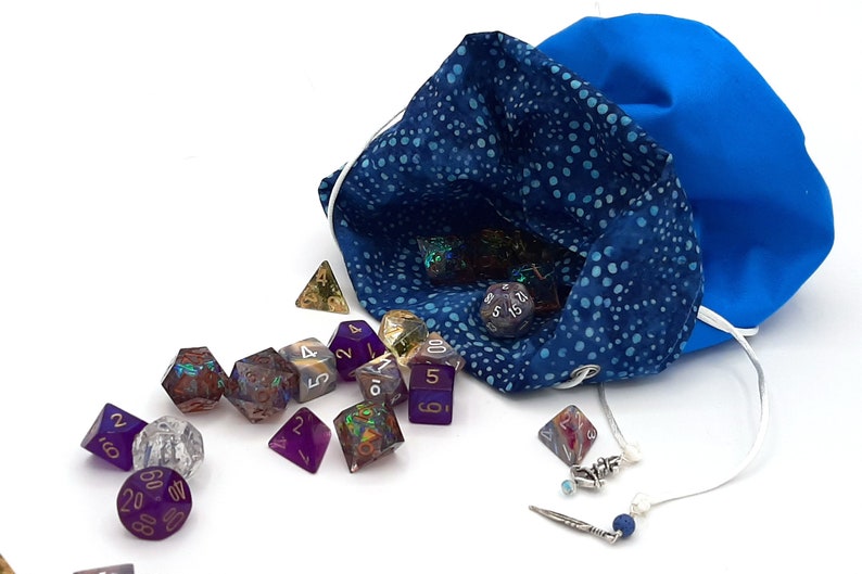 The Fathoms - Medium Bag With Pockets For Dice, Crystals, or jewelry