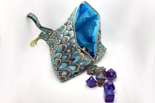 The Osiris - Medium Pyramid Bag With Clip for Dice, Crystals, or Jewelry