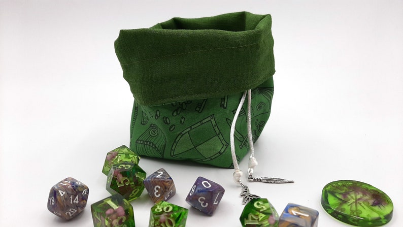 Adventurer's Pouch - Small Bag For Dice, Crystals, or Jewelry