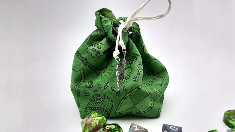 Adventurer's Pouch - Small Bag For Dice, Crystals, or Jewelry