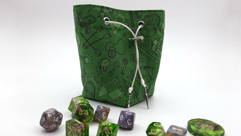 Adventurer's Pouch - Small Bag For Dice, Crystals, or Jewelry