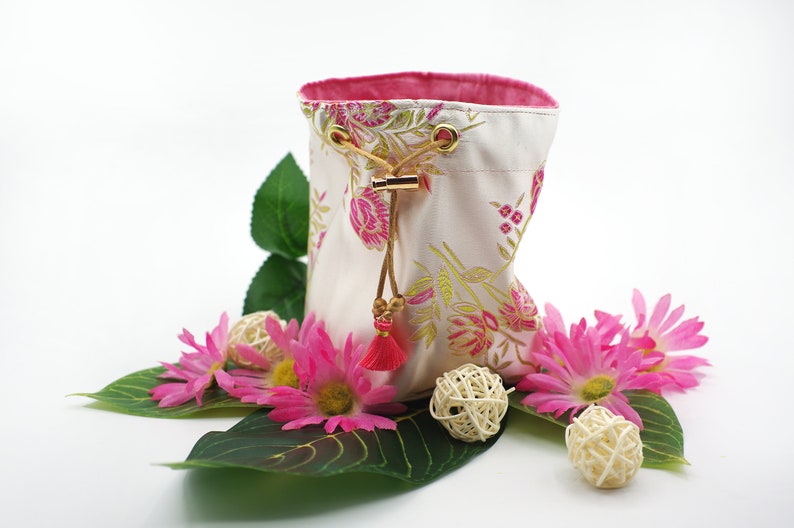 Spring Sakura - Small Bag For Dice, Crystals, or Jewelry